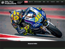 Tablet Screenshot of 55productions.com